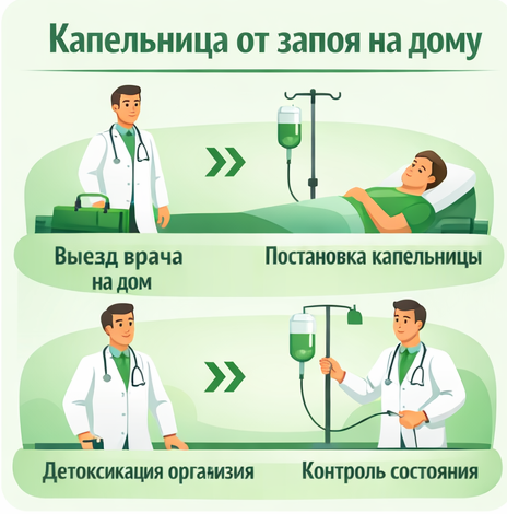 капельница от запоя в Нижнем Новгороде в клинике Санати